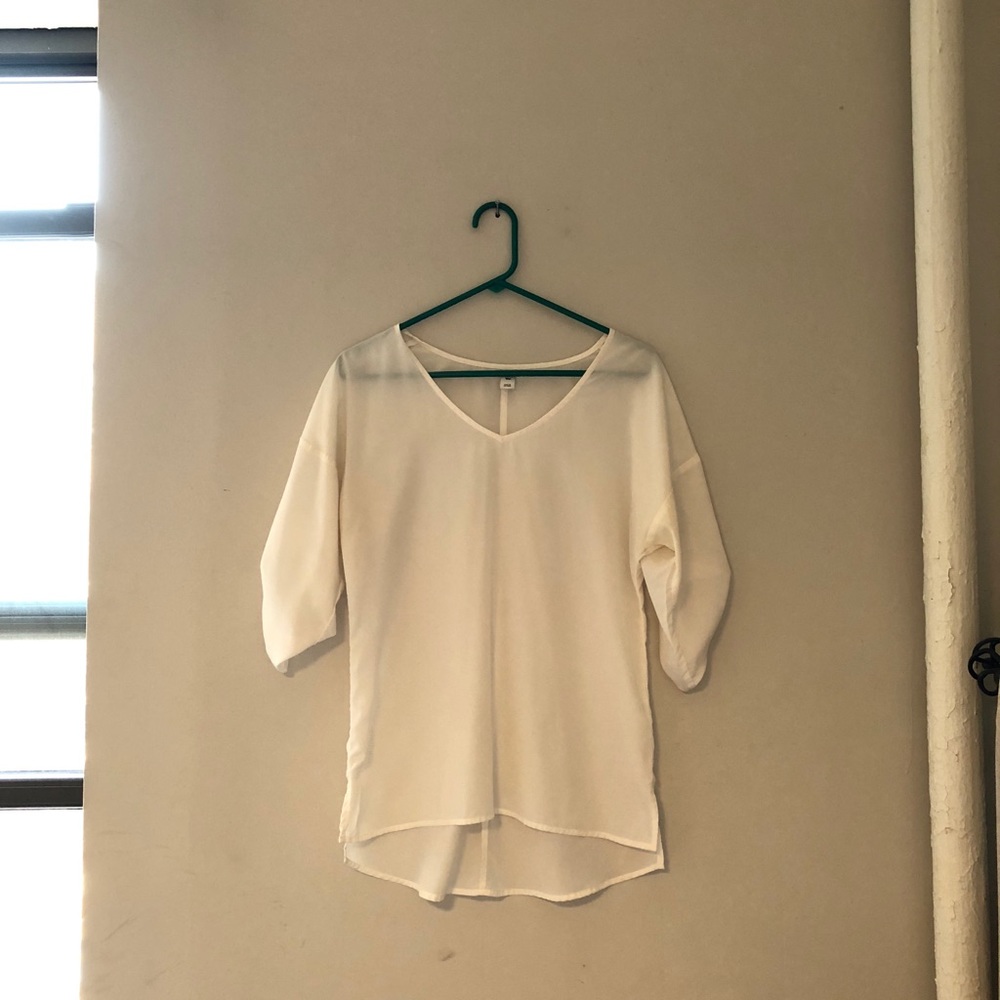 Old Navy - Sheer, white blouse.